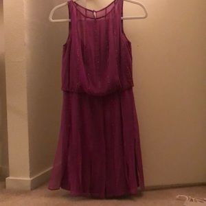 Aidan Mattox chiffon beaded dress